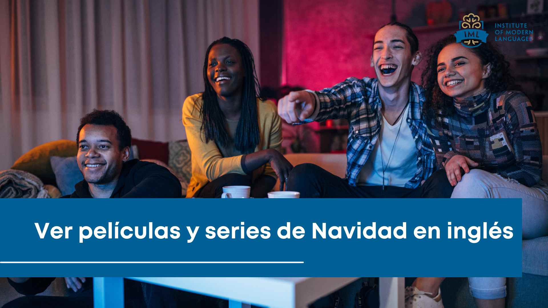 Imagen de películas y series navideñas en inglés recomendadas para aprender y practicar el idioma durante la Navidad.