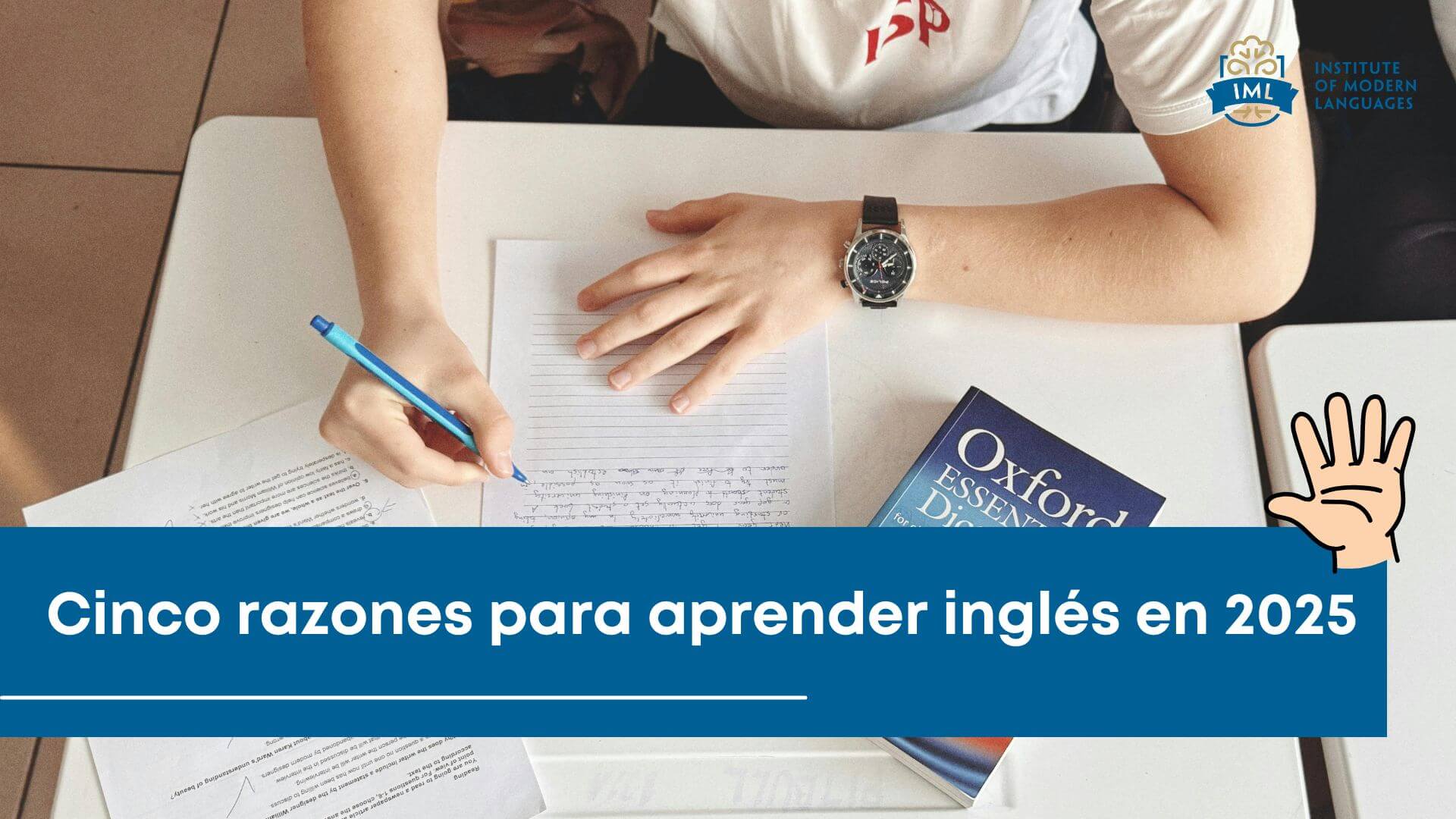 estudiante aprendiendo inglés en granada